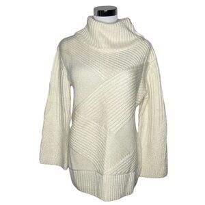 Rag & bone turtle neck Ivory merino wool Sweater long sleeve size XS